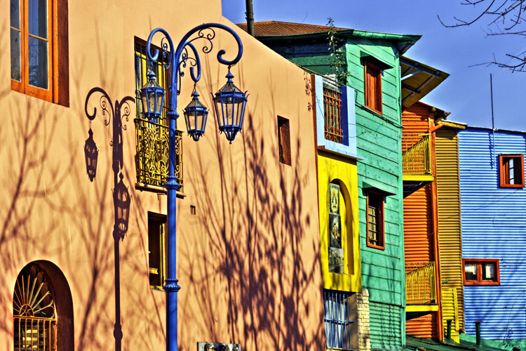 The Caminito in La Boca, Buenos Aires - photo © Luis Argerich, via Wikimedia Commons